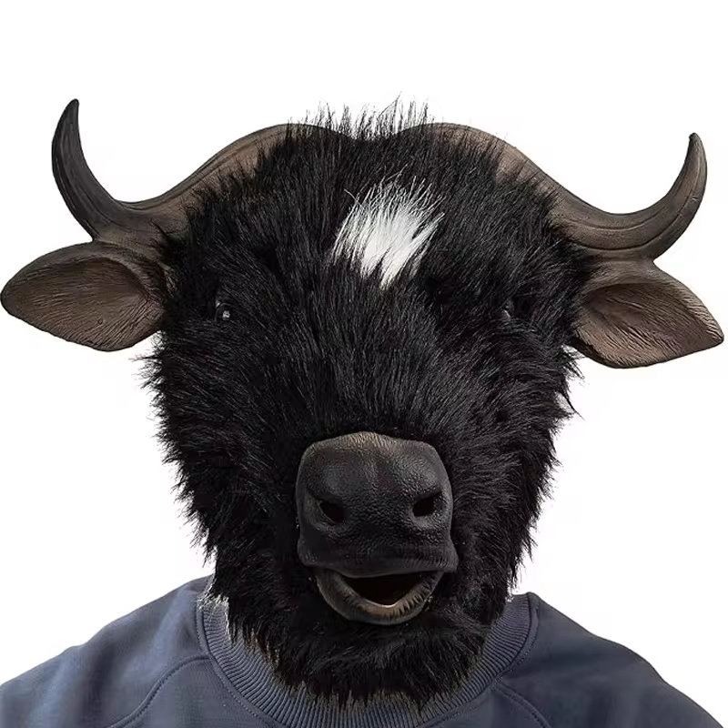 Festival Mask | Bonebreaker Bull | Natural Latex Mask | Festival mask | Handcrafted