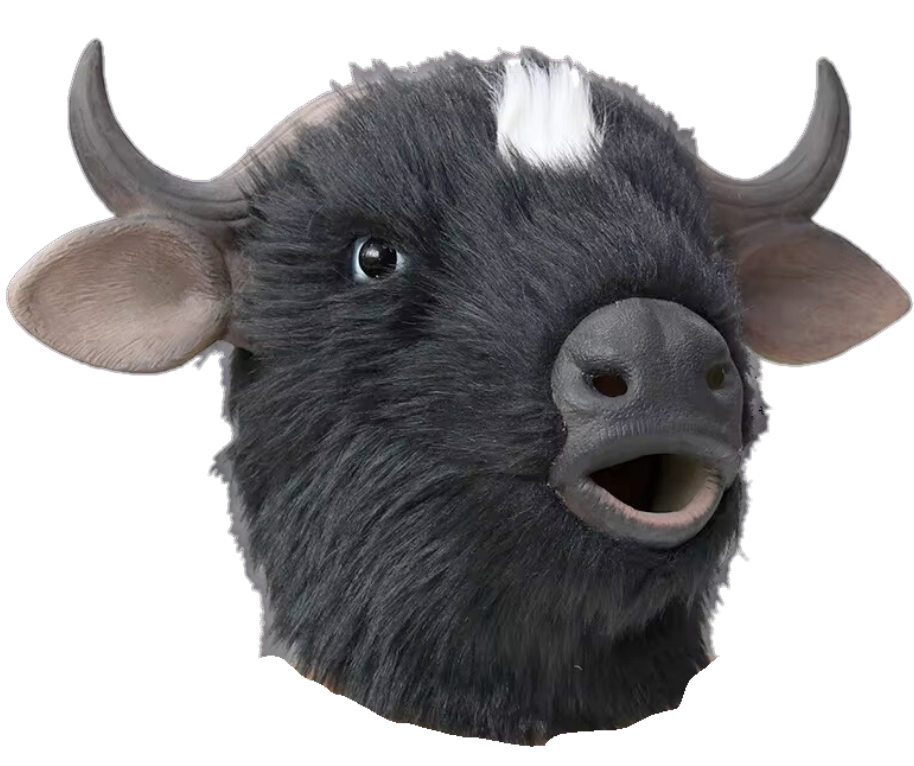 Festival Mask | Bonebreaker Bull | Natural Latex Mask | Festival mask | Handcrafted