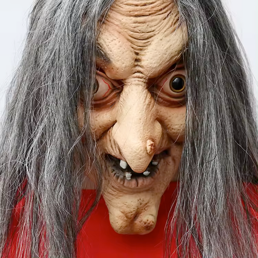 Party Mask | Grimspell Witch | Natural Latex Mask | Handcrafted
