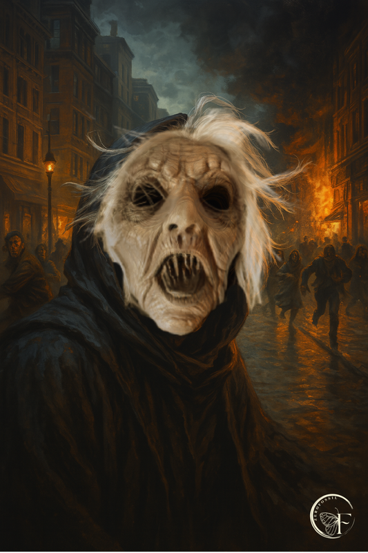 Party Mask | Nightshade Sorceress | Natural Latex Mask | Handcrafted