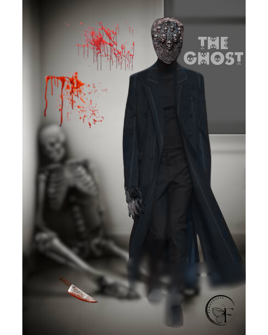 Party Mask | The Ghost | Natural Latex mask | Handcrafted