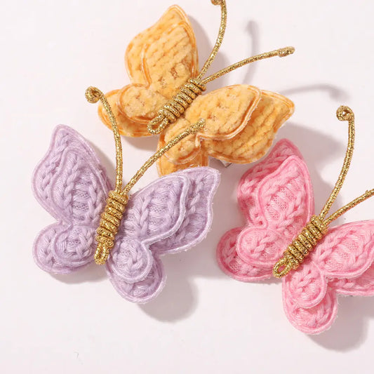 Crochet Clips | Butterfly | Handcrafted | Hooked on Glam