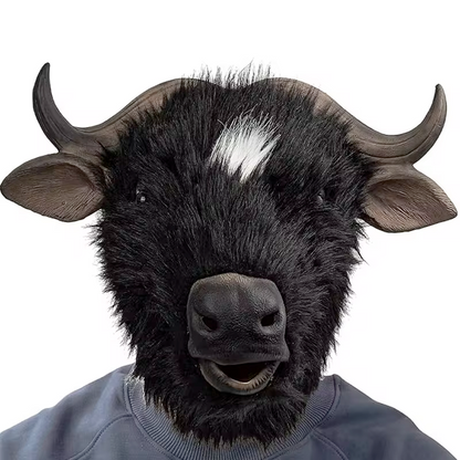 Festival Mask | Bonebreaker Bull | Natural Latex Mask | Festival mask | Handcrafted