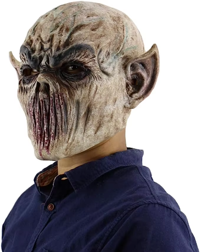 Halloween Mask | Bloodfang Demon | Natural Latex Mask | Handcrafted