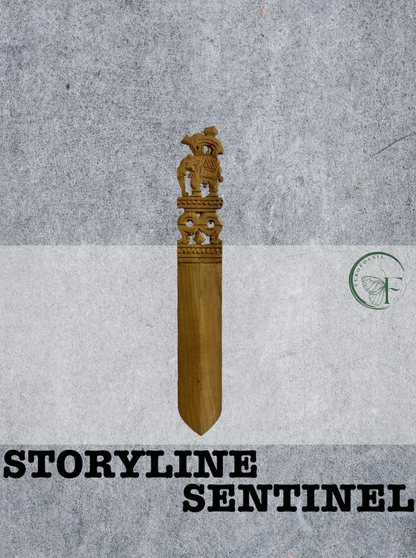 Bookmarks | Storyline Sentinel 7" | Papercutter | Sandalwood | Handcrafted