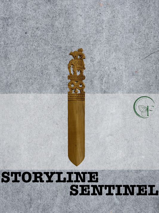 Bookmarks | Storyline Sentinel 7" | Papercutter | Sandalwood | Handcrafted