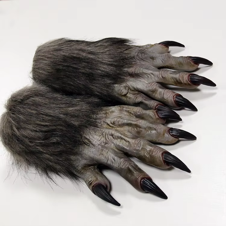 Halloween Accessories | Shadowwolf Claws | Natural Latex Gloves | Handcrafted