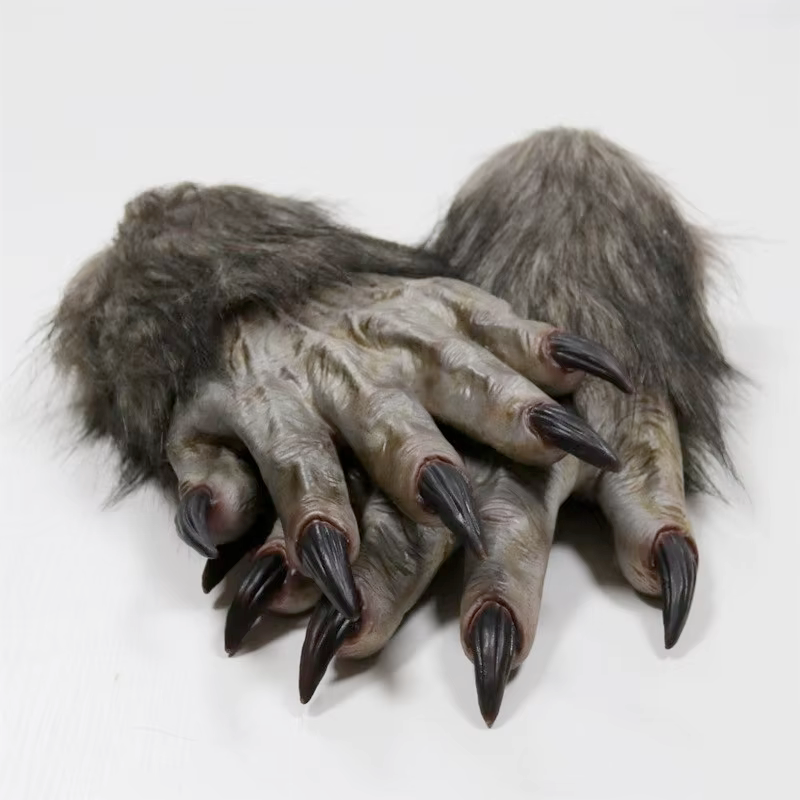 Halloween Accessories | Shadowwolf Claws | Natural Latex Gloves | Handcrafted