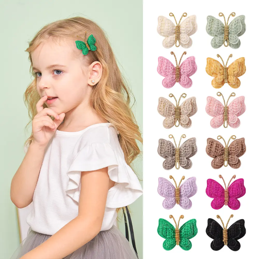 Crochet Clips | Butterfly | Handcrafted | Hooked on Glam
