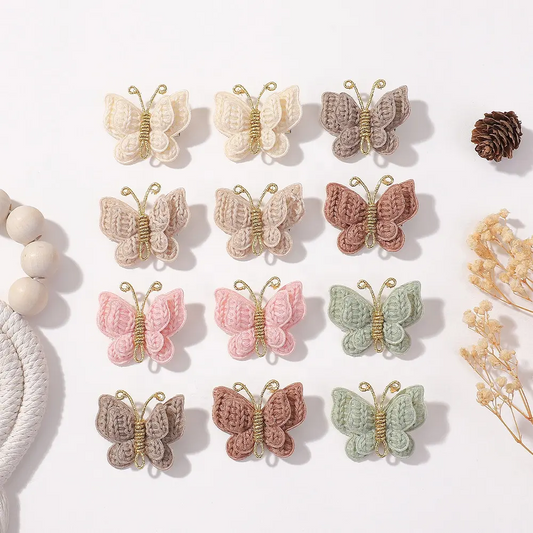 Crochet Clips | Butterfly | Handcrafted | Hooked on Glam