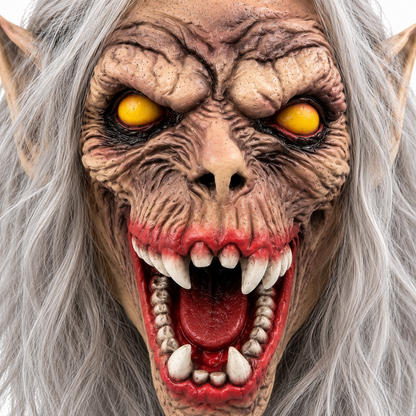 Skinwalker Natural Latex Monster Mask for Halloween, Parties & Performances
