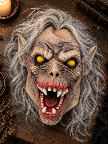 Skinwalker Natural Latex Monster Mask for Halloween, Parties & Performances