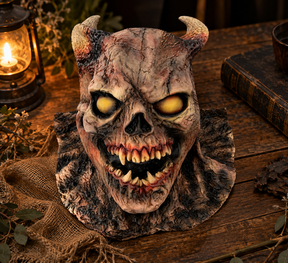 The Devourer Latex Demon Skull Mask for Halloween, Parties & Performances