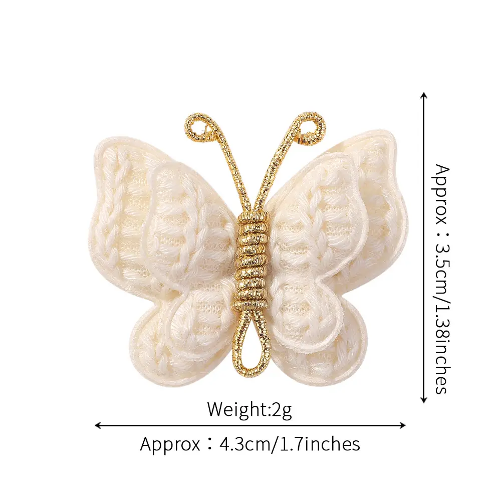 Crochet Clips | Butterfly | Handcrafted | Hooked on Glam