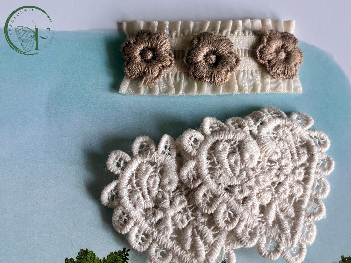 Ivory Bloom Crochet Hair Clip Set – Elegant Handmade Floral Hair Accessories for Women & Girls