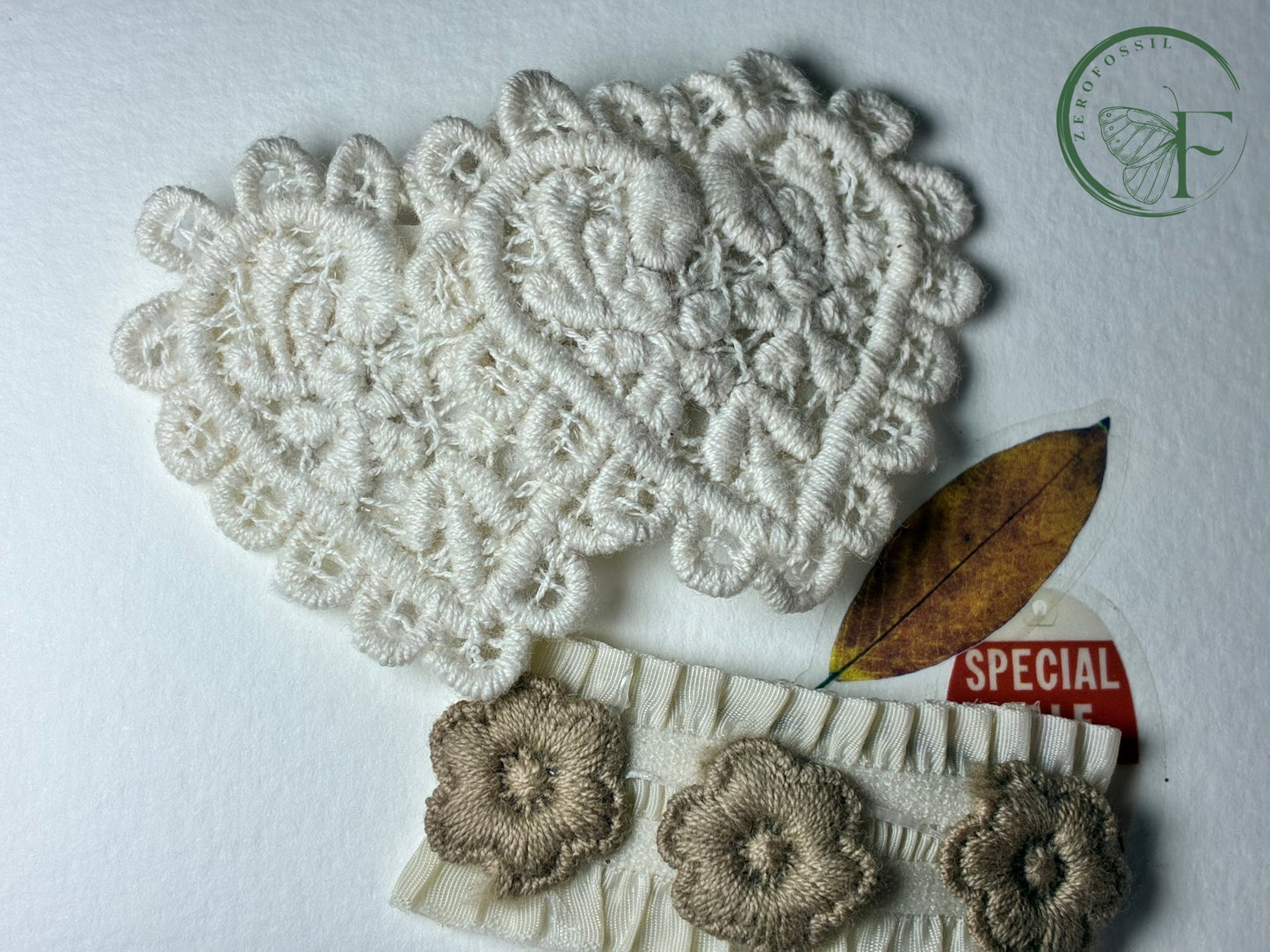 Ivory Bloom Crochet Hair Clip Set – Elegant Handmade Floral Hair Accessories for Women & Girls