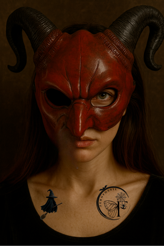 Bloodhorn Devil Halloween Mask – Scary Demon Horned Costume Accessory